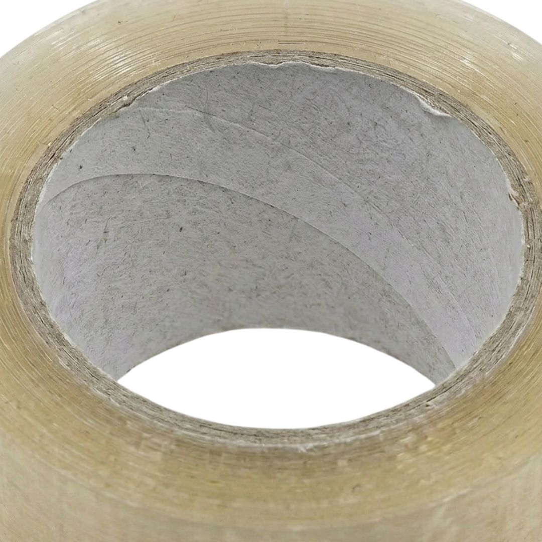 Clear Packaging Tape Zoomed In View