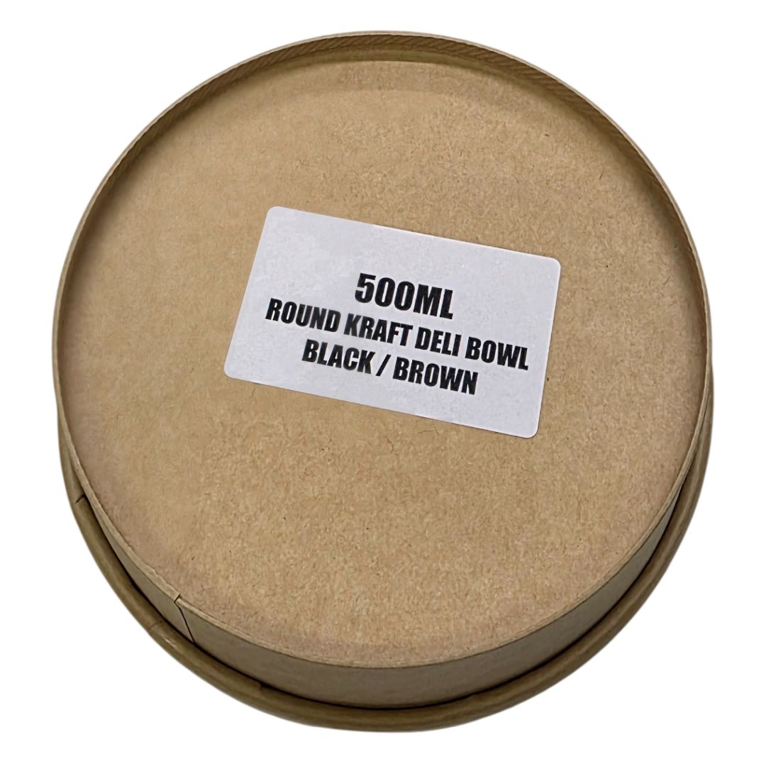 Kraft Paper Food Bowls 500ML Bottom View_2