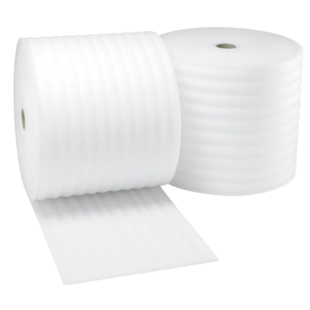 White Foam Rolls – Protective Packaging Foam for Shipping