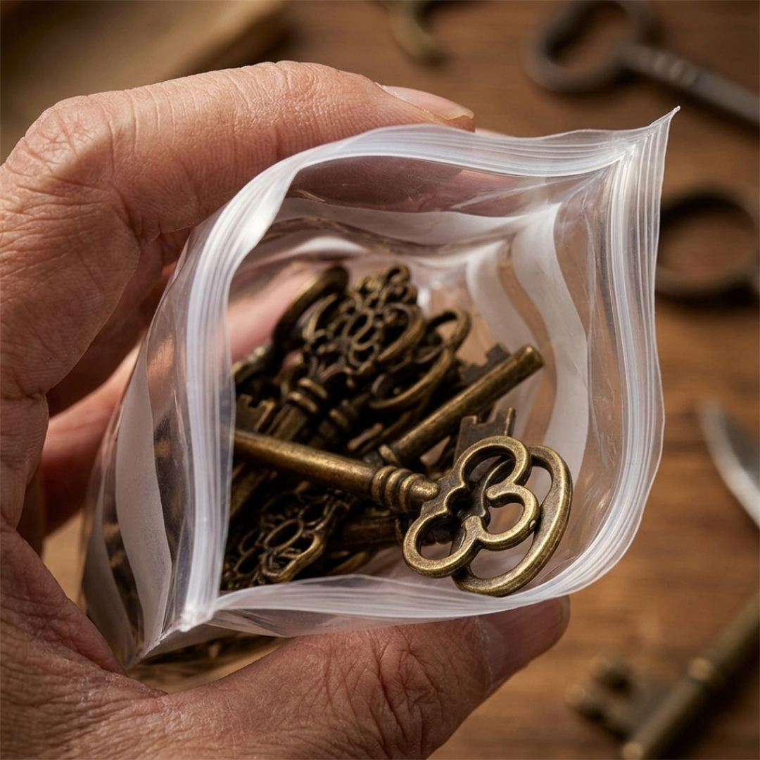 Write on Grip Seal Bags Up close
