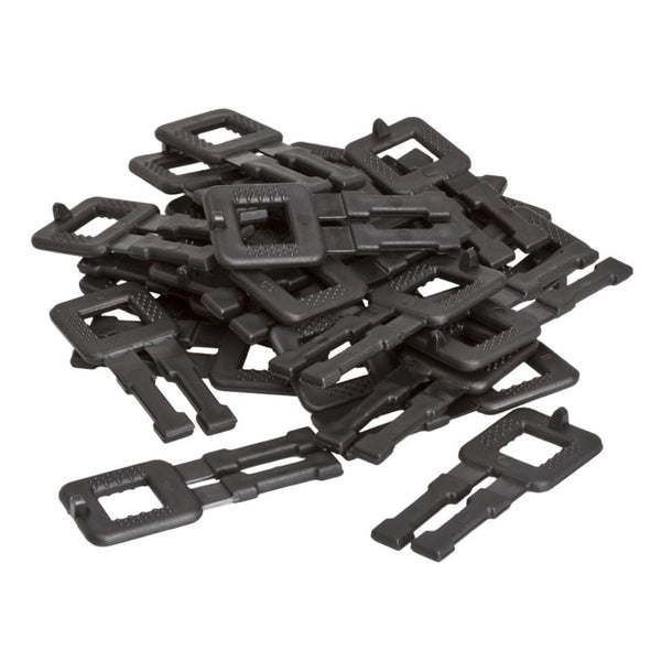 Plastic Strapping Buckles | Heavy Duty Black & White Strapping Clips