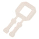 12mm White Heavy Duty Plastic Buckles
