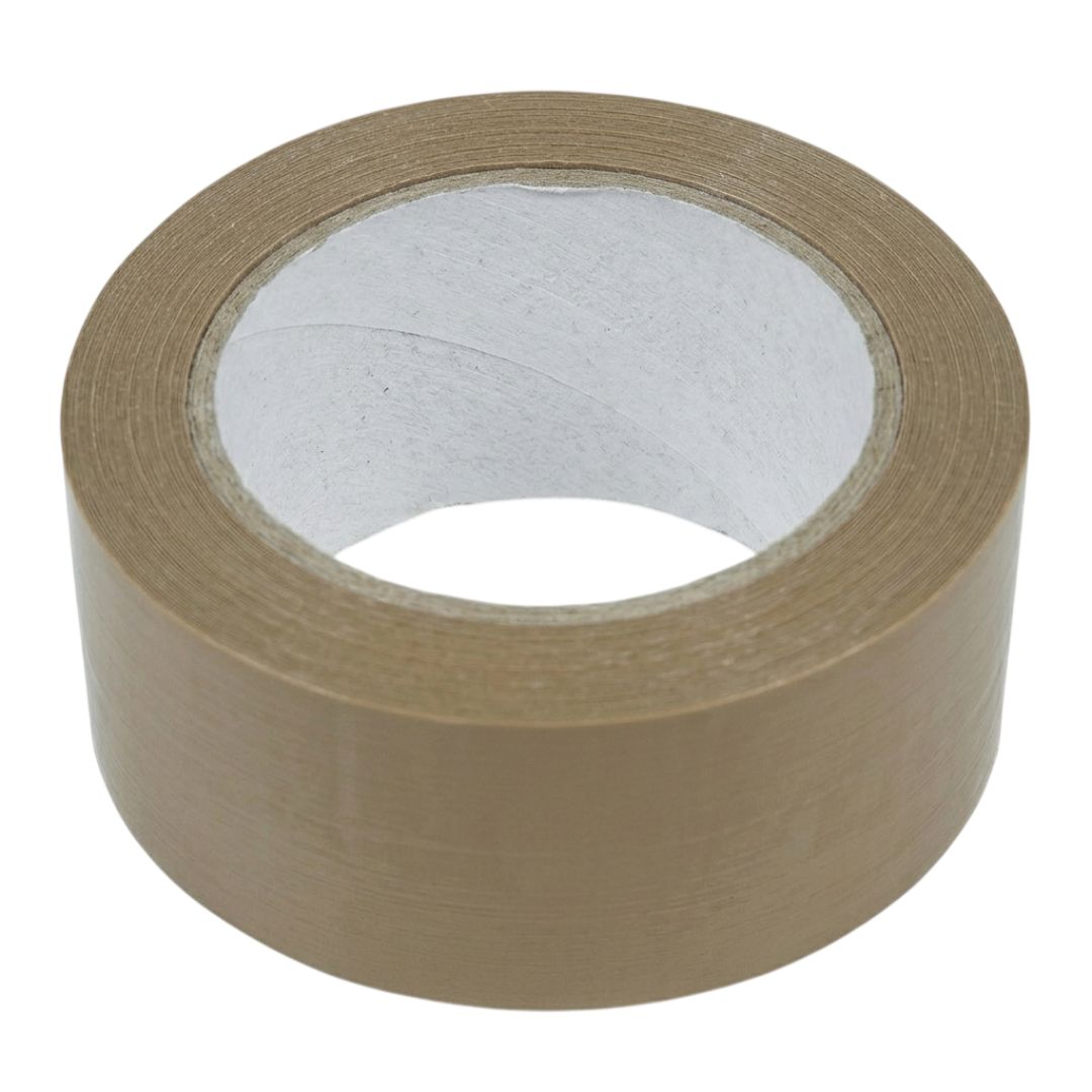 Buff Packaging Tape Top View