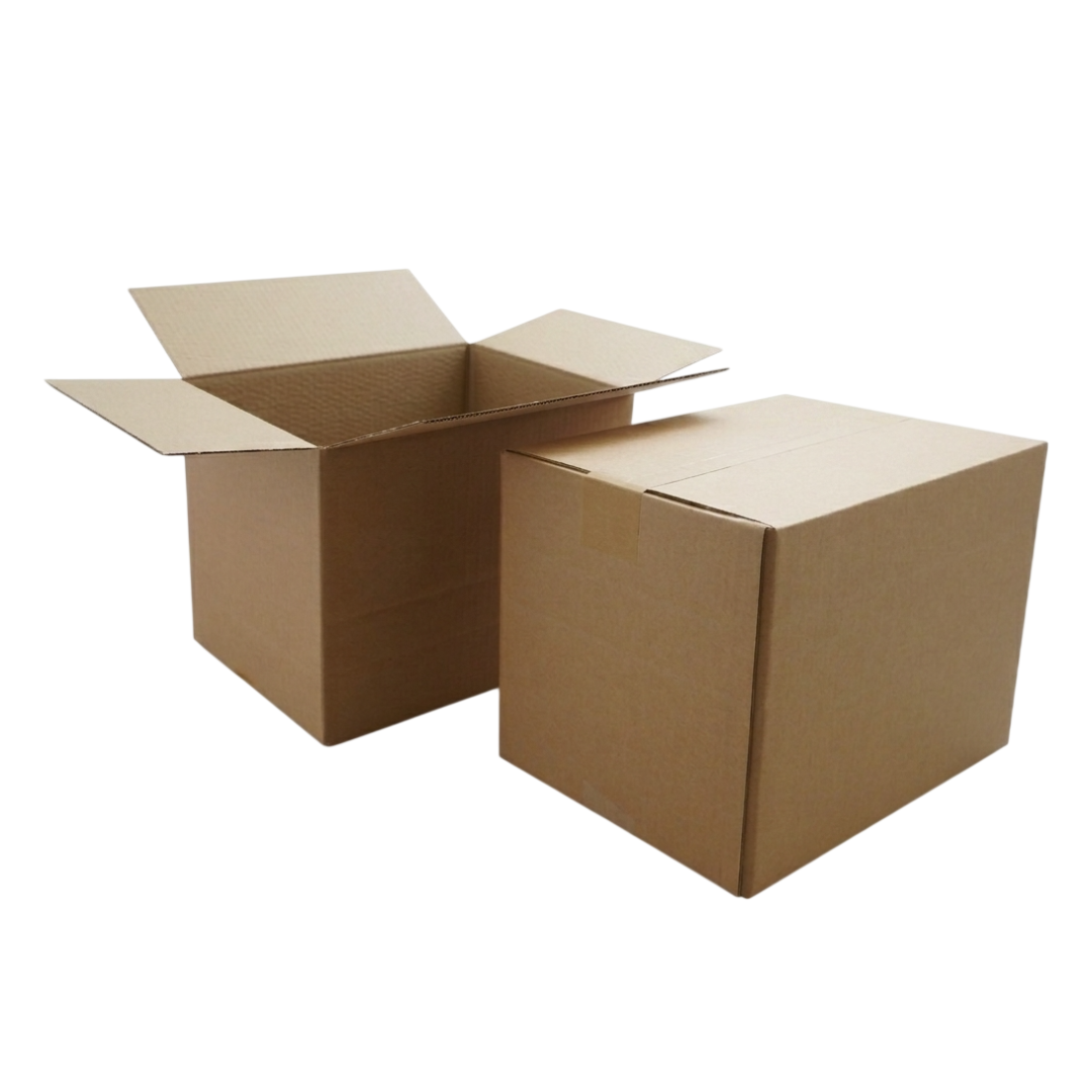 Cardboard Boxes Open & Closed