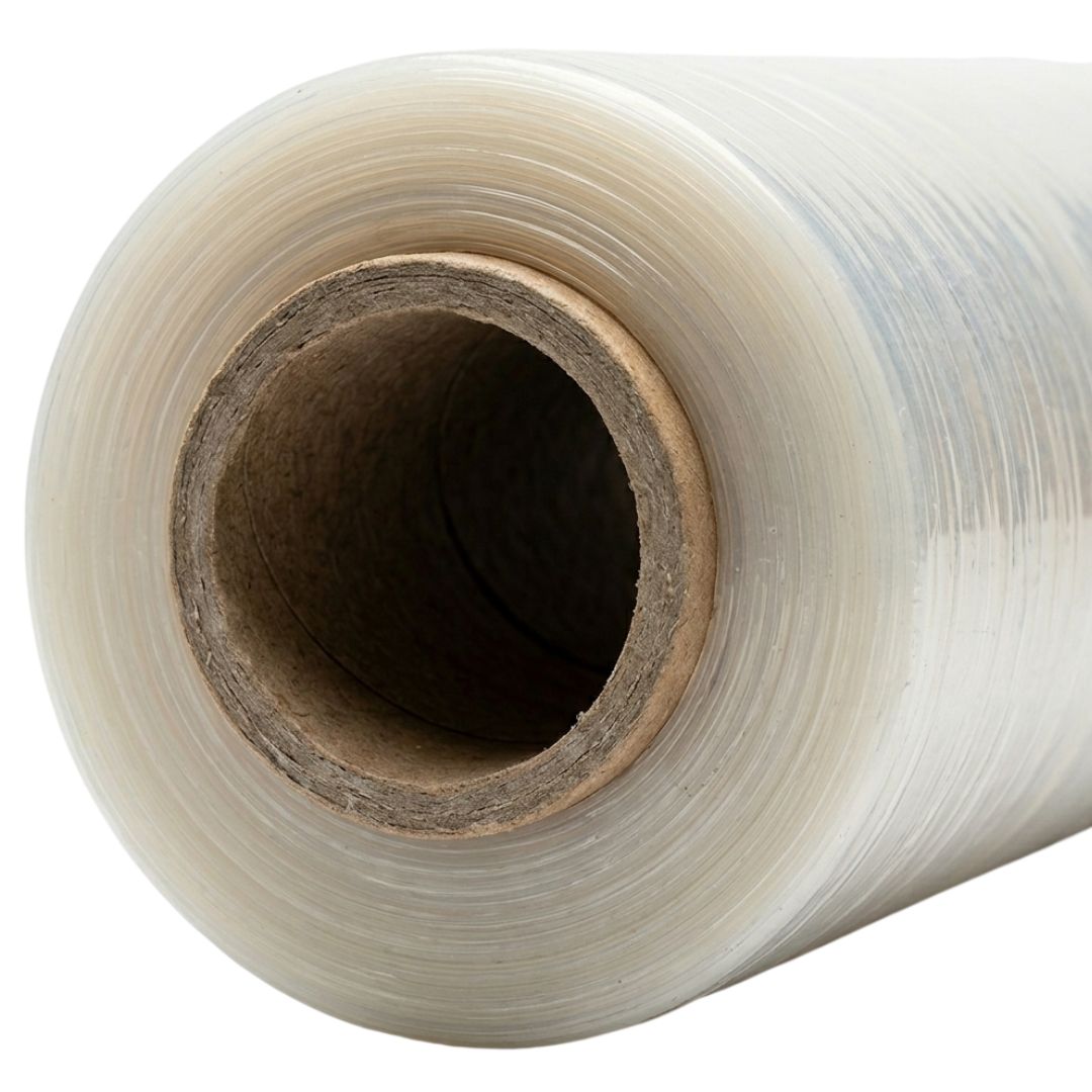 Clear Extended Pallet Wrap Side View 2