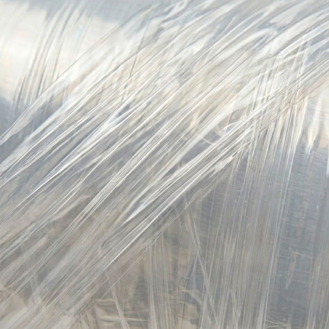 Clear Pallet Wrap Close Up View