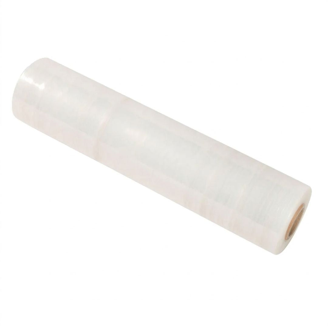 Clear Pallet Wrap Full Width Diagonal View