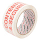 "Contents & Security" Printed Packaging Tape