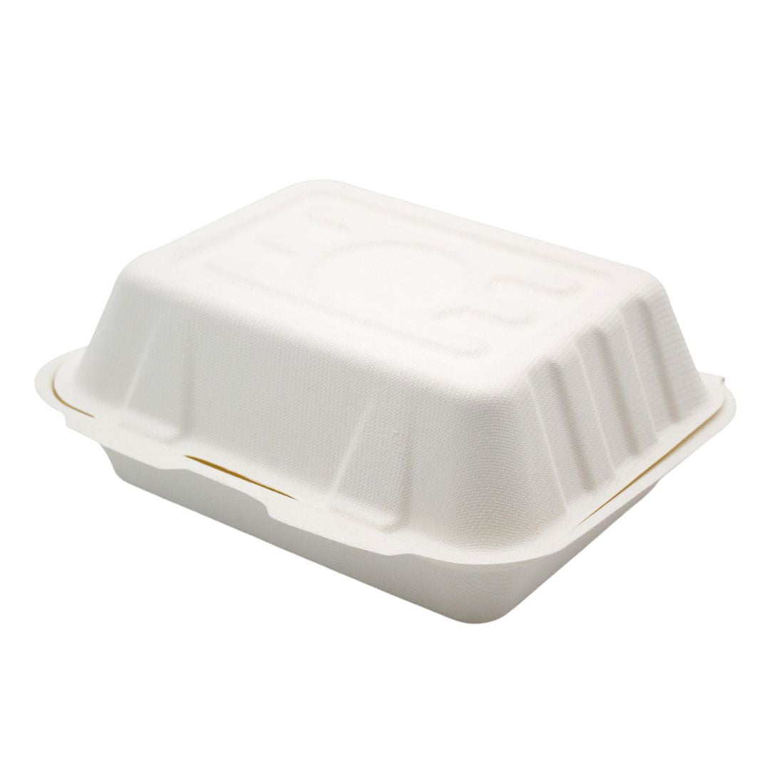 Fish and Chips Bagasse Box Closed