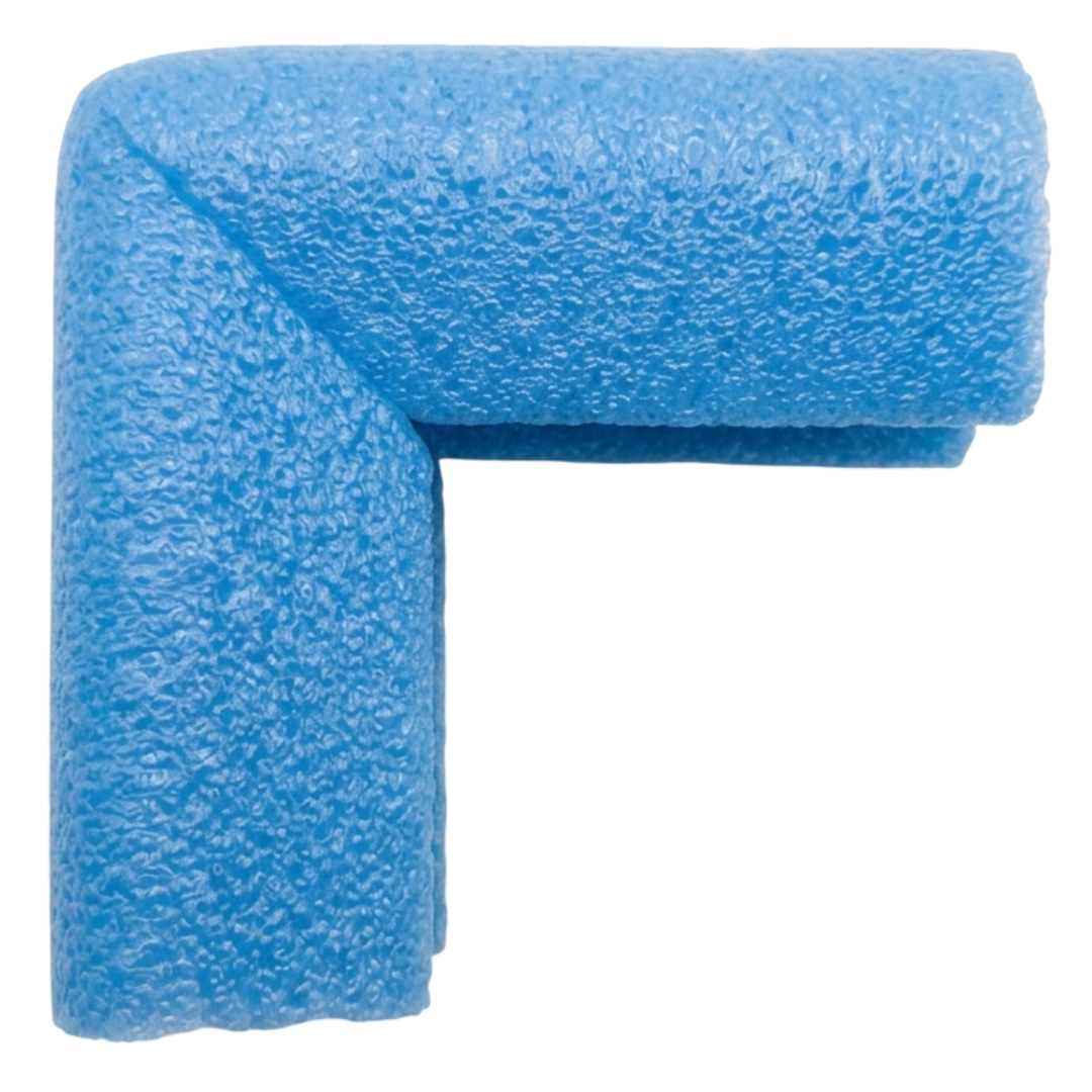 Foam Edge Protectors U-Shape Corners Blue One Piece