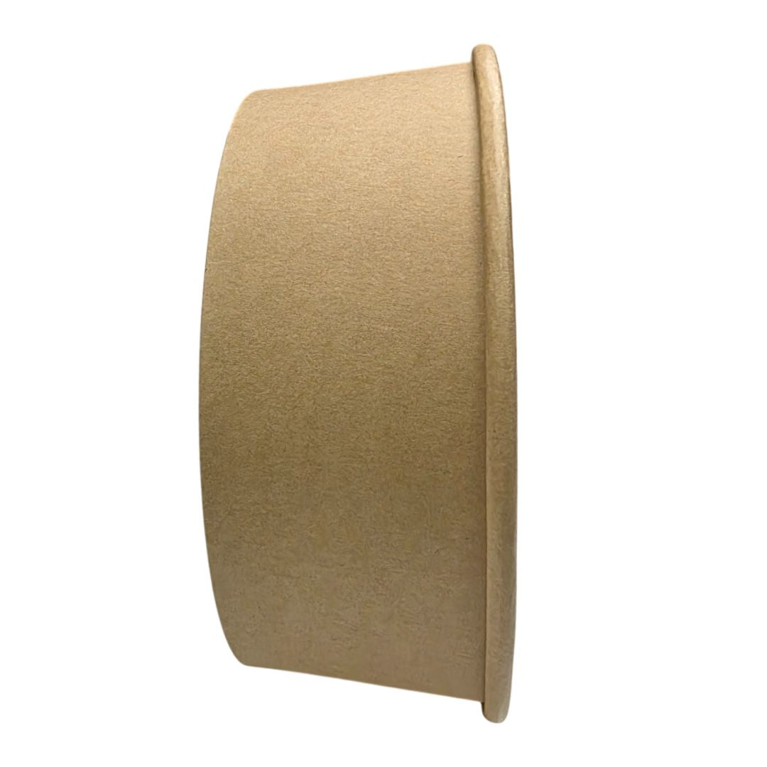 Kraft Paper Food Bowls 1300ML Side View