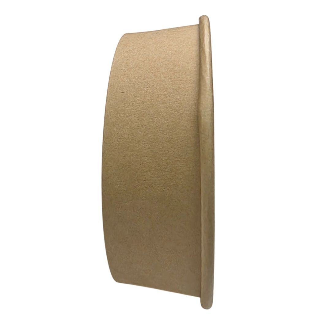 Kraft Paper Food Bowls 500ML Side View