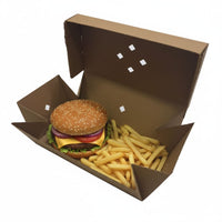 Brown / 245mm x 121mm x 102mm / 100 Boxes Per Pack (£0.14/Box)