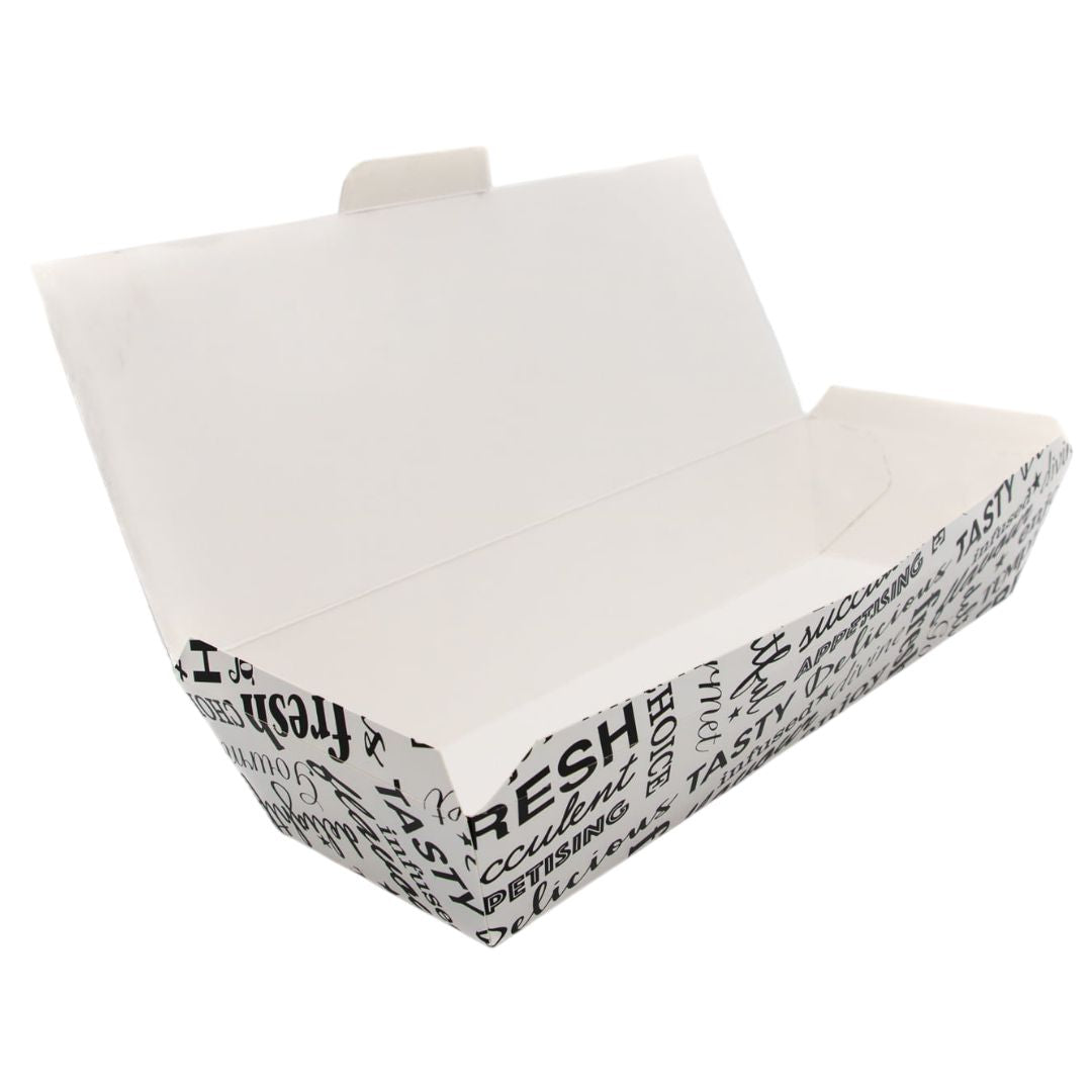 Large Gourmet Compostable Meal Box Printed