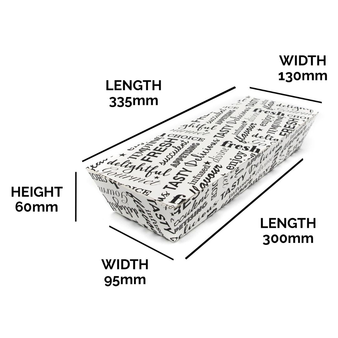 Large Gourmet Compostable Meal Box Size