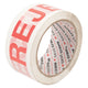 "Reject" Printed Packaging Tape