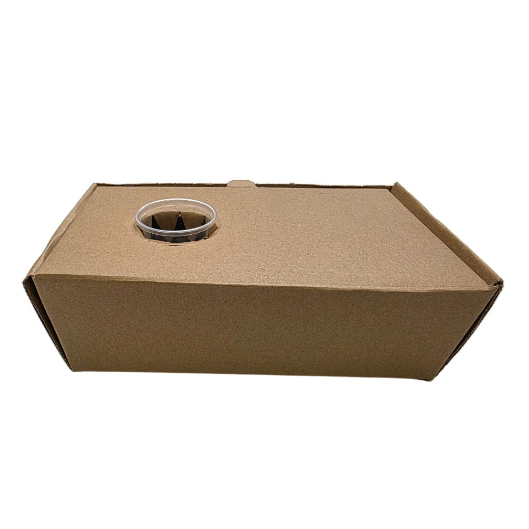 Side Order takeaway Boxes with Sauce Back View