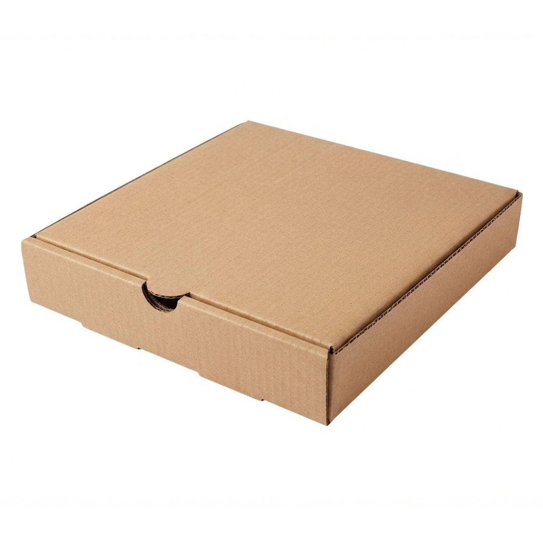 Takeaway Kraft Chip Box Closed