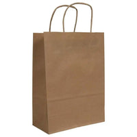 Brown / 180mm x 80mm x 240mm (80gsm) / 300 Bags Per Pack (£0.17/Bag)