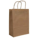 VITA™ Twist Handle Ribbed Brown Paper Bags