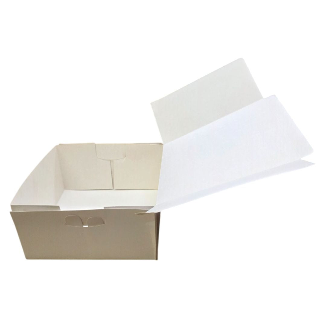 Cake Boxes Lid Open Side View