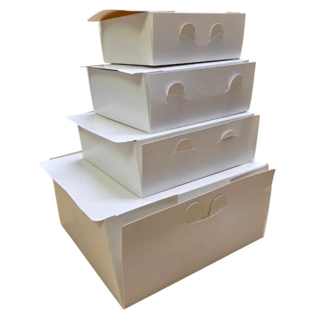 White Cardboard Cake Boxes
