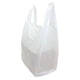 White Polythene Vest Carrier Bags
