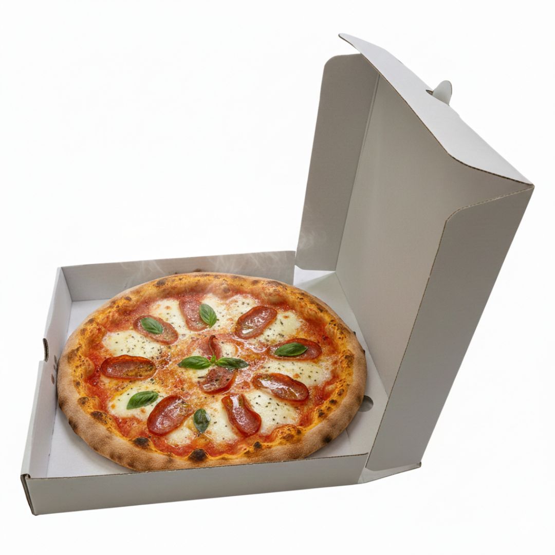 White Pizza Boxes Cardboard