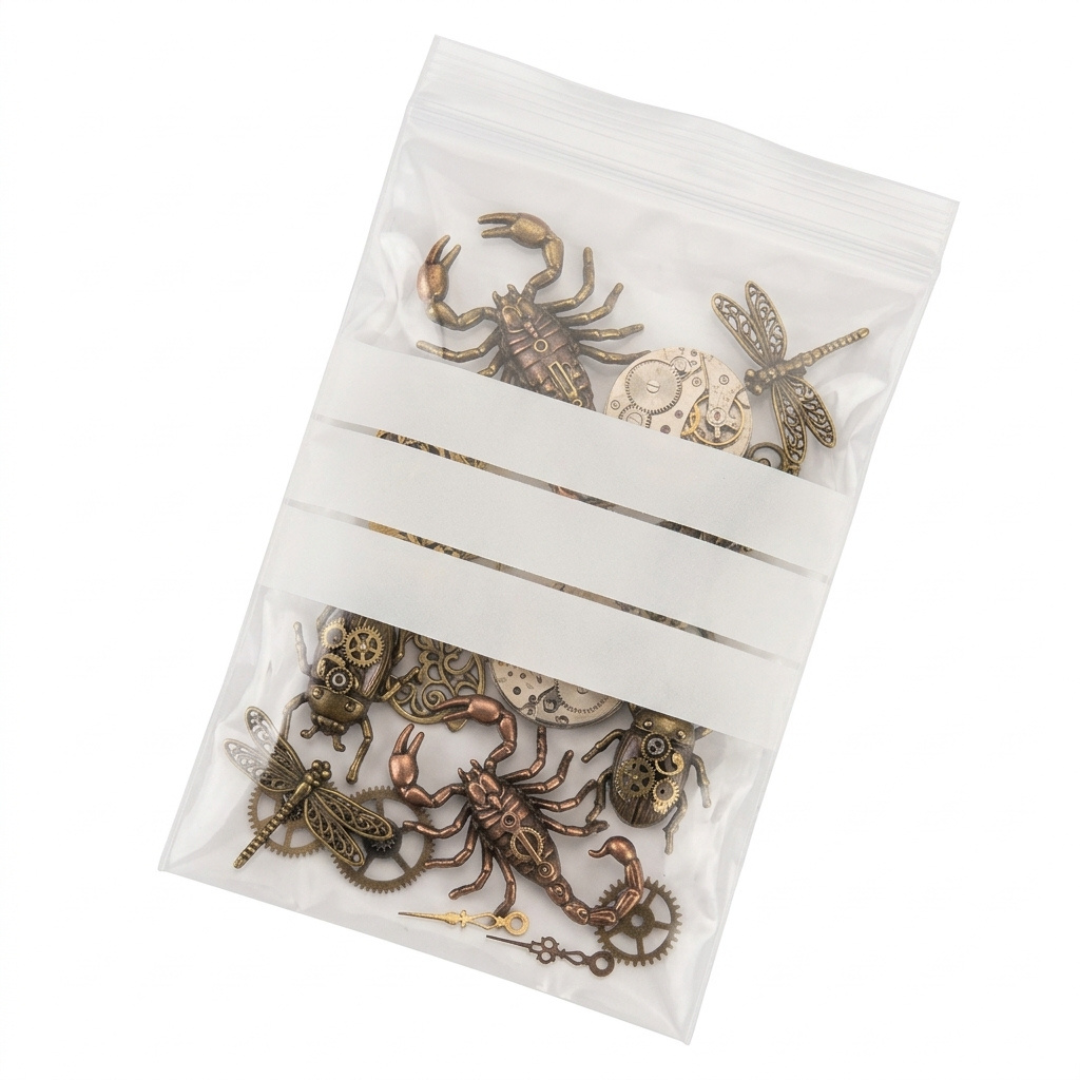 Write on Panel Grip Seal Bags Clear